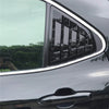 Toyota Camry Bright Black Window Louvers Rear Vent Cover Trim 2x (2018–2023)