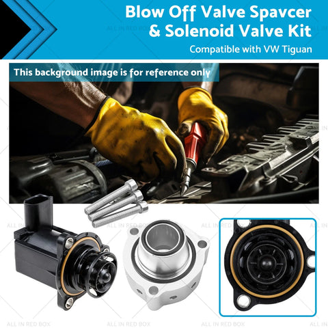 VW Audi S3 TT A3 A4 Blow Off Valve Spacer & Solenoid Valve Kit (04-14)