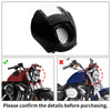 Harley Sportster Dyna Black & Clear Quarter Fairing Windshield Kit