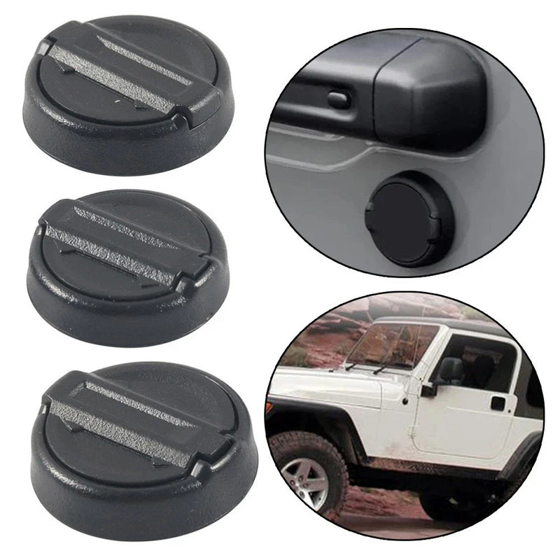 Jeeps Abrasion Proof Silicone Backed Magnetic Keyhole Covers (2018–2024)