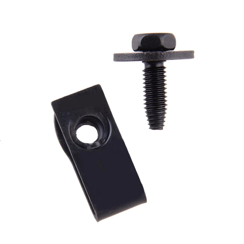 Ford Truck 100Pcs M6 Hex Car Body Bolts U Nut Clips