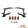 Harley FLHXS Saddlebag Bracket Guard Crash Bars & 4 x End Tube Sliders (2014)