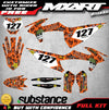 KTM SXF 250 450 Graphics Decal Kit Stickers (2019-2021)