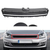 VW Golf Sportwagen Front Bumper Upper Grille w/ Silver Trim (2015-2017)