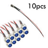 Truck Small Indicator 10pcs Truck 12V Warn 20cm Wire 8mm Accessories Boat