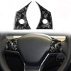 Tesla Model 3 / Y Forged Carbon Fiber Steering Wheel Button Cover Trim