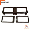 Nissan Navara D21 3 x Brown Air Heater Vent Frame Trim (1986-1997)