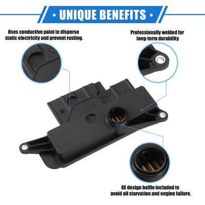 Transmission Filter Kit for Scion TC 2011-2016 Plastic Black with Gasket