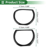Dodge Challenger (2015-2024) ABS Black 4x Headlight Trim Bezel
