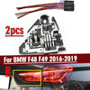BMW X1 Right Side Tail Light Lamp Rear Panel Bulb Wire Socket (2016–2019)
