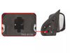 Isuzu D-Max DMax Manual Side View Mirror (2003-2011)