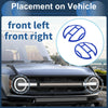Ford Bronco Headlight Trim Bezels 2 x