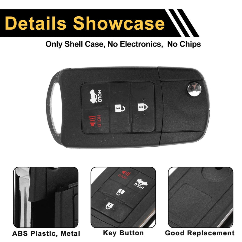 Toyota RAV4 4 Button Key Fob Shell Case (2013-2015)