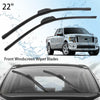 Ford F150 F-150 2 x J-HOOK Hybrid Silicone Windshield Wiper Blades (2009-2020)