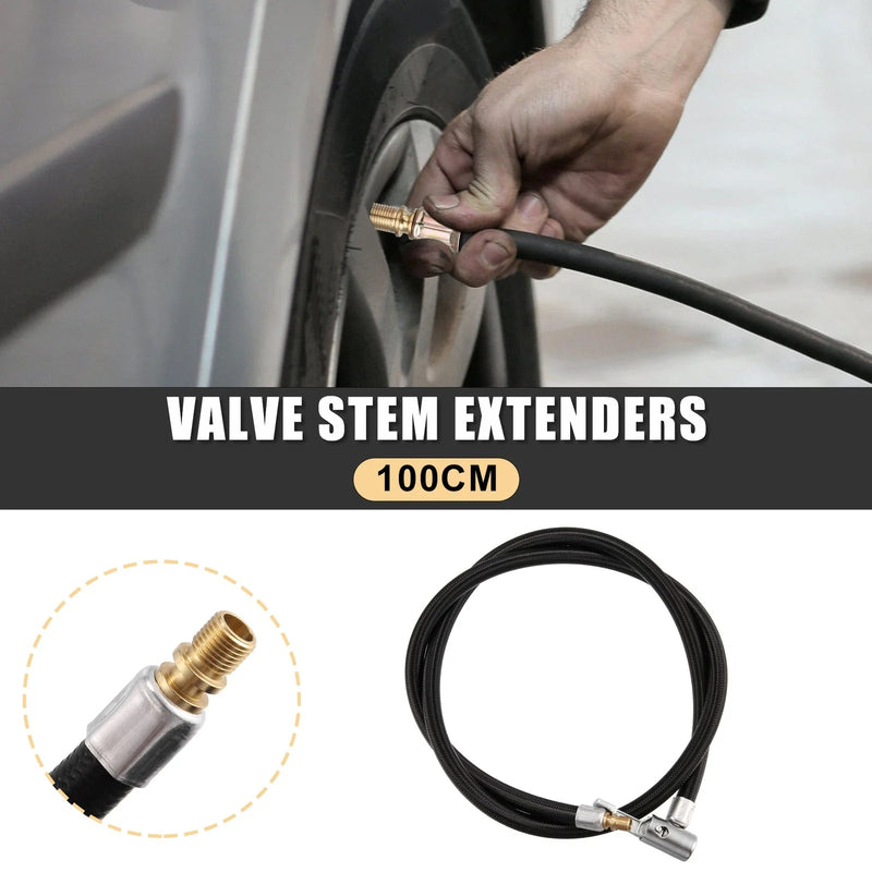 Motorcycle Car 100cm 39" Tire Valve Stem Extension Hose