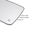 Dodge Ram 1500 2500 Left Side White Heated Mirror Glass (2002-2023)