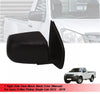 Isuzu Dmax Single Cab RH Manual Side View Mirror Black (2012-2019)
