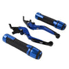 BMW F650GS Blue Extendable Brake Clutch Levers & Grips (2002-2007)