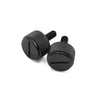 Harley Davidson 2 x Black 6mm Thread Diameter Motorcycle Seat Bolt Screw