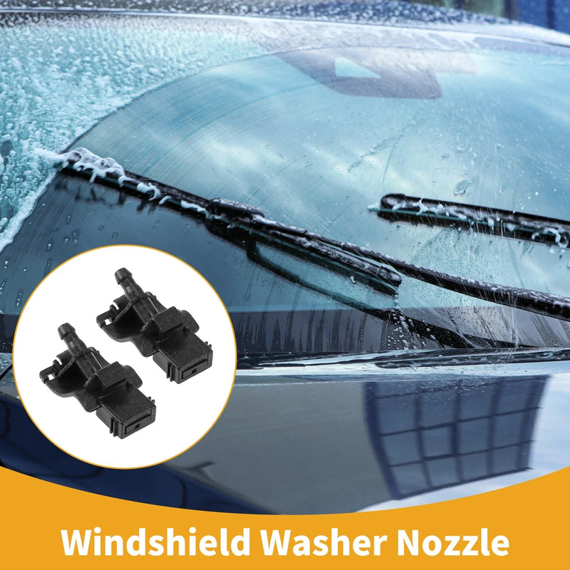 Lexus RX Front Windshield Washer Nozzle 2 x Black (2008–2016)