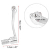 Universal Gear Shift Lever / 11mm / Universal Aluminum Alloy Folding Silver Tone