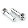 Harley Davidson 4" Chrome Handlebar Riser Clamp Kit