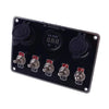 Car Boat RV Truck 79-23 Blue LED Toggle Rocker Switch Panel
