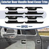 Ford F-150 8 x Exterior Door Handle Bowl Cover Trim Stickers (2015-2020)