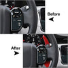Land Rover Evoque Carbon Fiber Steering Wheel Paddle Shifter Extensions