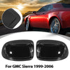 GMC Sierra Rear View Wing Mirror Cover Cap Gloss Black (1999-2006)