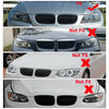 BMW E90 E91 325i 328i 335i Carbo & Black Double Slat Front Kidney Grille (09-12)