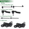 Ford Escape 8pcs Front Suspension Kit Tie Rod Ends & Sway Bar Links (14-18)