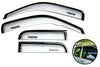 Mazda BT-50 Silver Visor Shield Deflector Weather Guard (2006-2011)