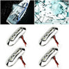 Marine Boat LED Deck Courtesy 4 x Waterproof 12V-24V Stern Transom Light
