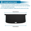 Dodge Durango 2011-2025 Rear Trunk Shelf Retractable Cargo Cover