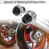 Motorcycle 0.59" Aluminum Alloy Plastic Motorcycle Slider Frame 2 x