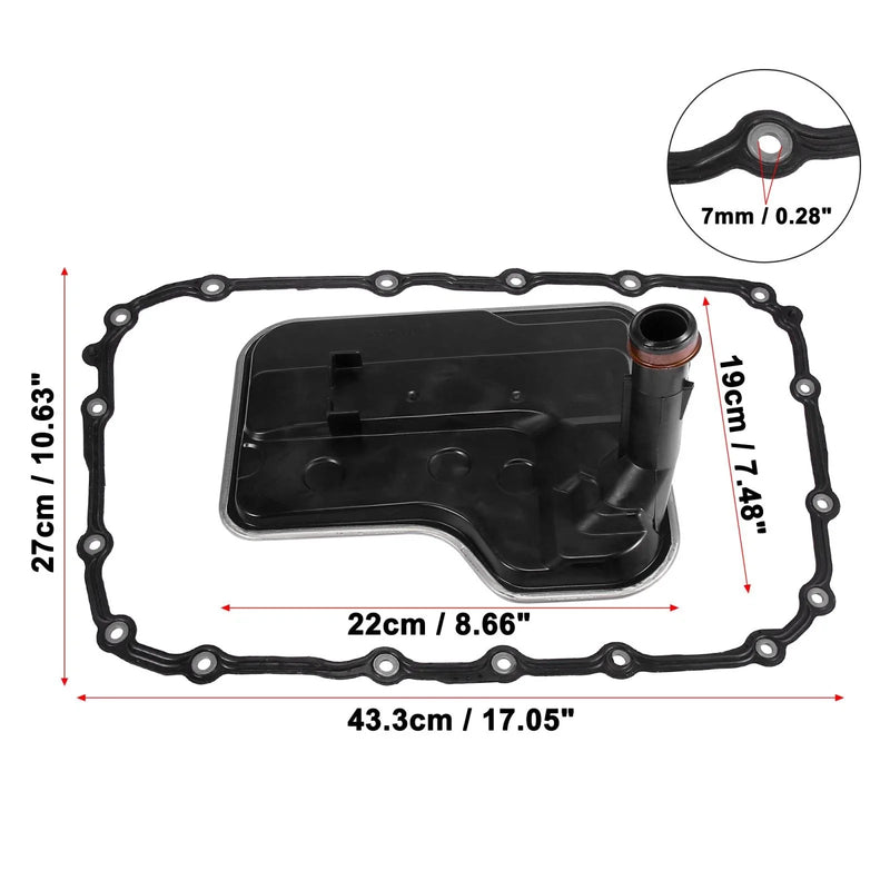 BMW X3 328i 128i Transmission Filter & Oil Pan Gasket Set