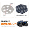 Yamaha Wolverine 350 YFM350 2 x Cam Sprocket + 90 Link Chain (1995–2005)