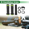 Motorcycle Green Line Pattern 7/8" 22mm Hand Grips