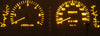 Toyota Landcruiser 80 Series Yellow LED Dash Instrument Cluster Light Kit