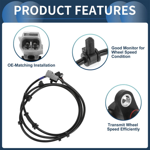 Dodge Ram 1500 Front ABS Wheel Speed Sensor