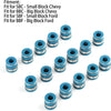 SBC BBC SBF BBF Engine 11 / 32” X .500” 16 Pcs Valve Stem Oil Seal Kit