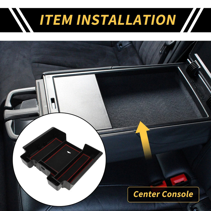 Chevy Silverado GMC Sierra Center Console Organizer Tray Full