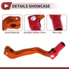 Bosuer M4 Folding Motorcycle Gear Shifter Lever Orange