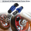 Slider Frame 0.87-1.1" Aluminum Alloy Blue 2 x