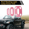 Jeep Wrangler JL JLU (2018-2024) Pink Roof Reading Light Lamp Cover Trim