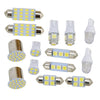 Dodge RAM 1500 2500 3500 14x White SMD LED Interior Lights (2002-2023)