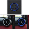 Alfa Romeo Giulia 4pcs Red Aluminum Air Condition Outlet Vent Ring Trim