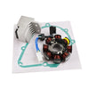 Honda ANF 125 Innova 4 Pin Alternator Stator, Regulator, Gasket (2007-2013)