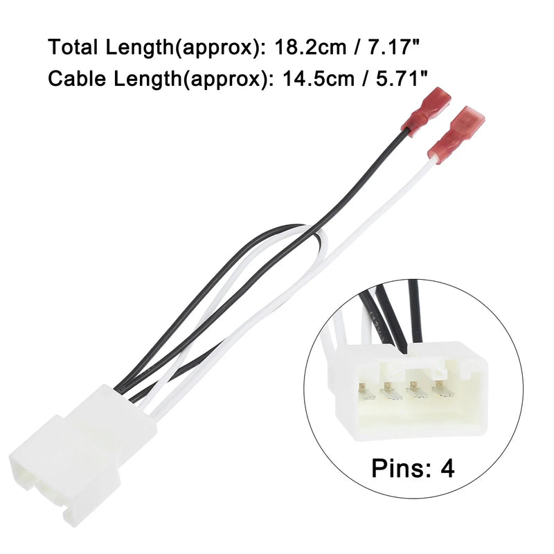 Ford Edge 4 x Car Speaker Connector Harness Adapter (2010-2024)